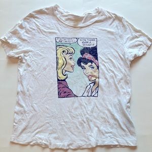 REDONE Hanes We Can Do It Tee Shirt Size Large